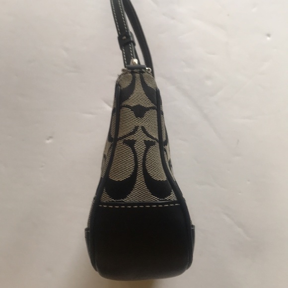 Vintage Y2k Coach Demi Mini Bag Baguette Small Purse 90‘s 2000‘s Black Gray Cute - Picture 8 of 16